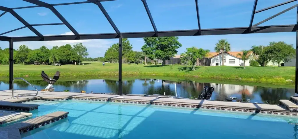 Transform Your Patio Enclosure Into a Revitalized Oasis With Our Pool Cage Painting & Pool Cage Restoration Services in Florida.